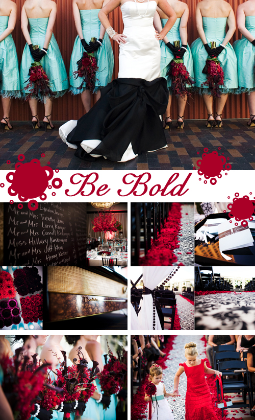 Inspiration Board Be Bold Red Black 
